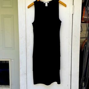 Black dress like new condition.  Scallop detail front, plane back.